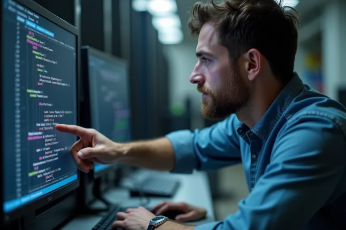 Un technicien informatique supprimant les jetons SSO expirés dans les outils développeur d'un navigateur web